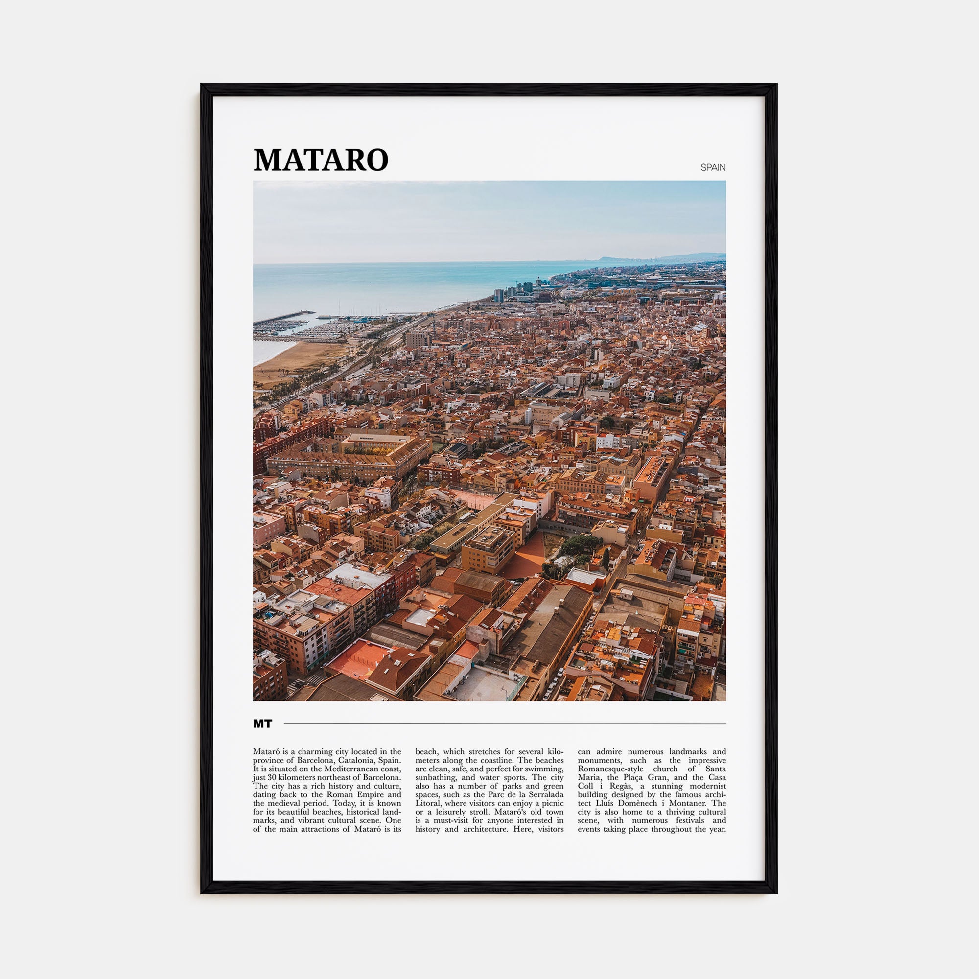Mataro Travel Color Poster