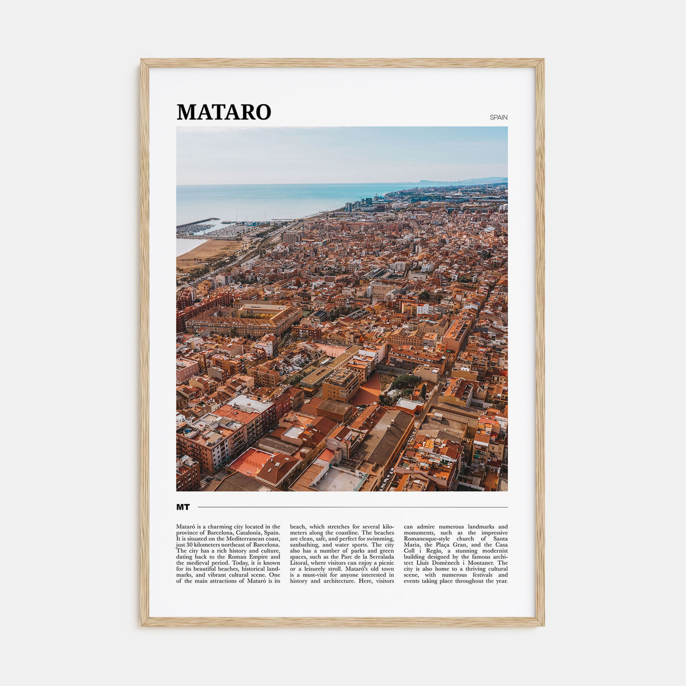 Mataro Travel Color Poster