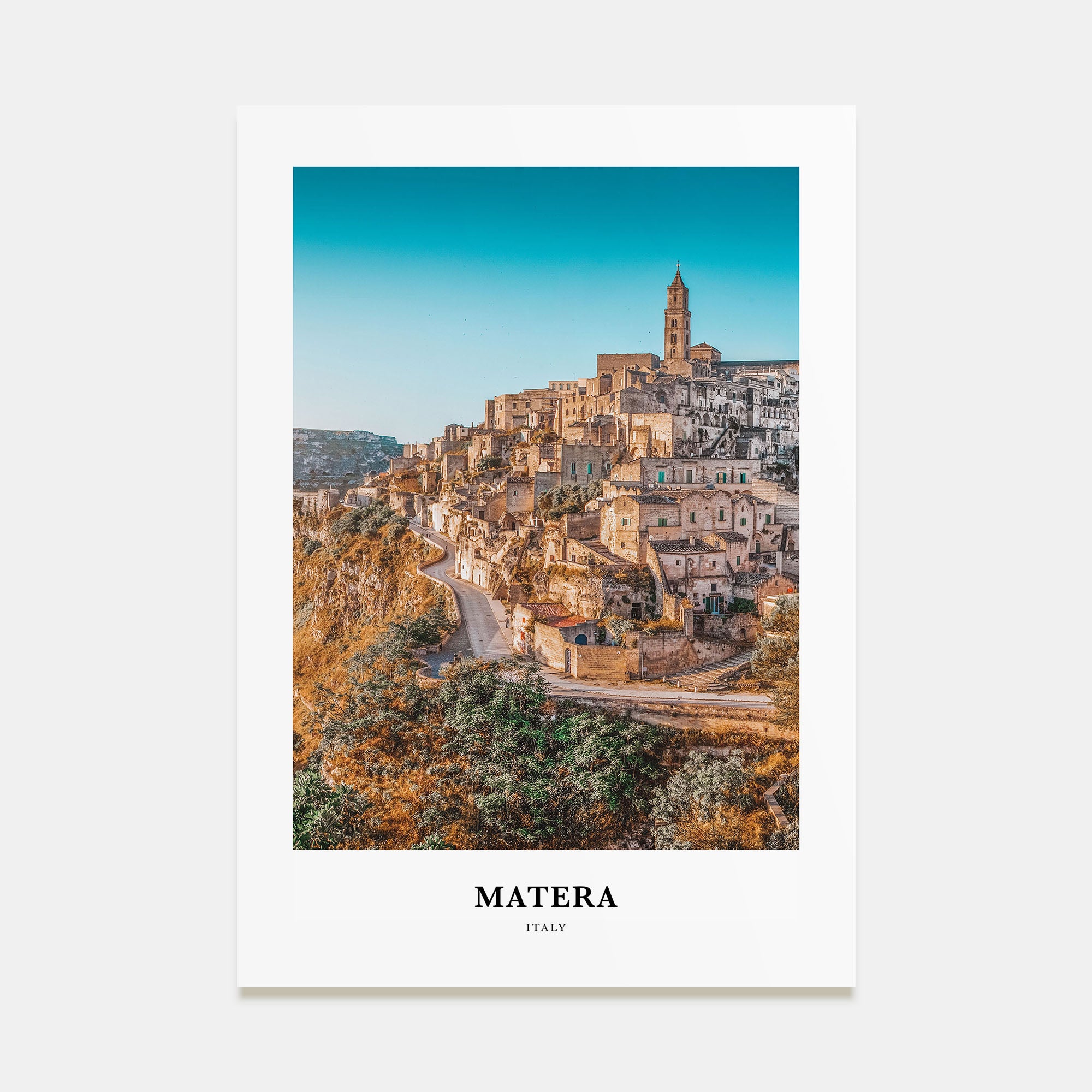 Matera Portrait Color Poster