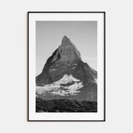 Matterhorn Photo B&W Poster