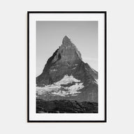 Matterhorn Photo B&W Poster