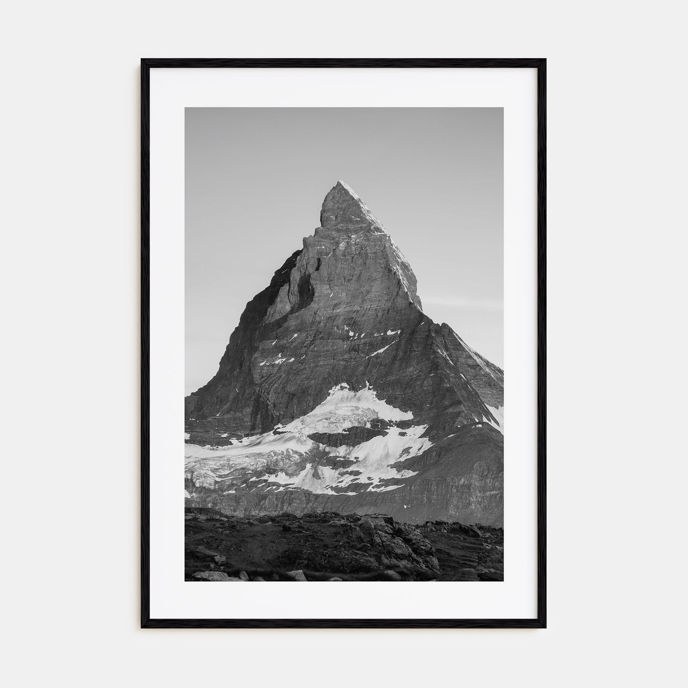 Matterhorn Photo B&W Poster