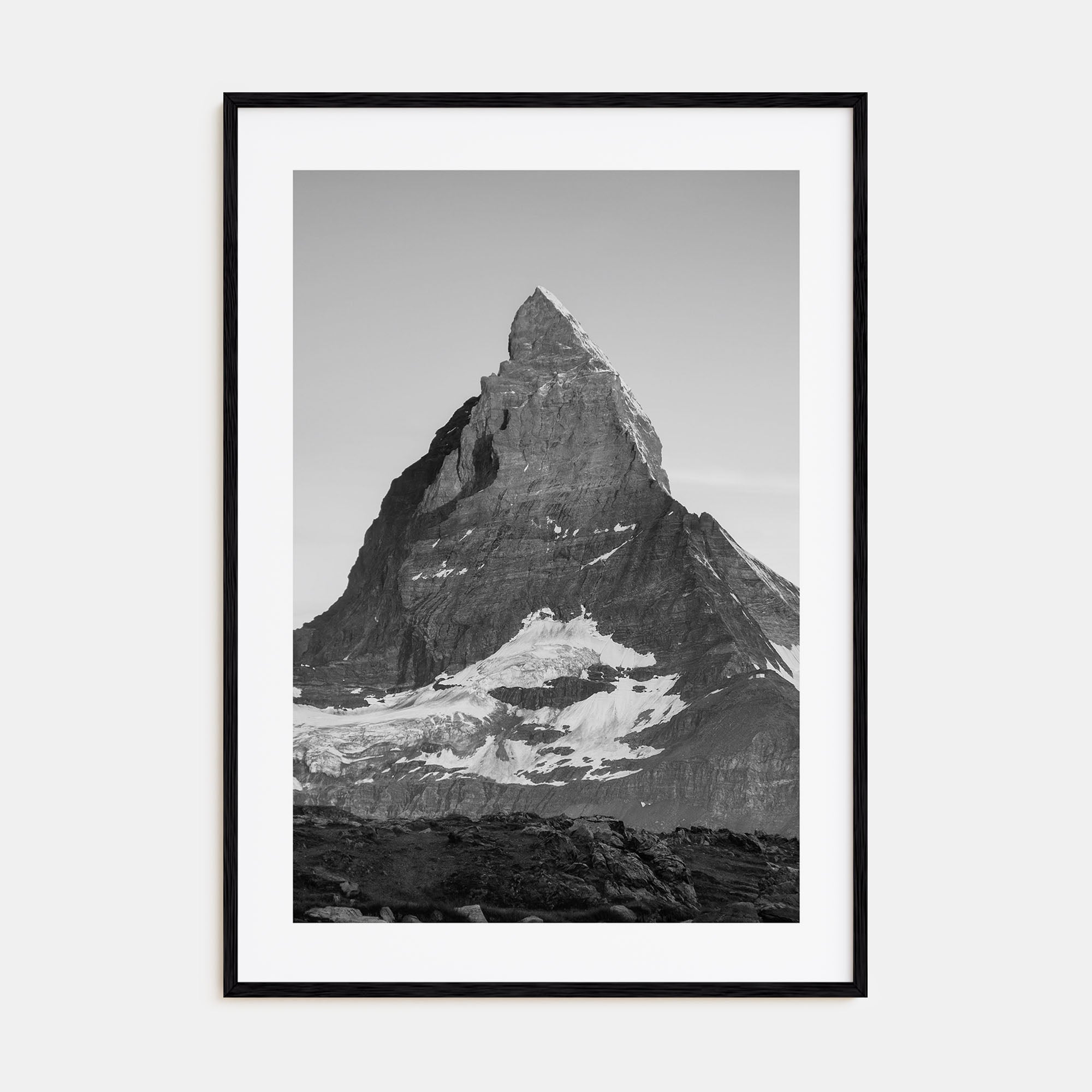 Matterhorn Photo B&W Poster