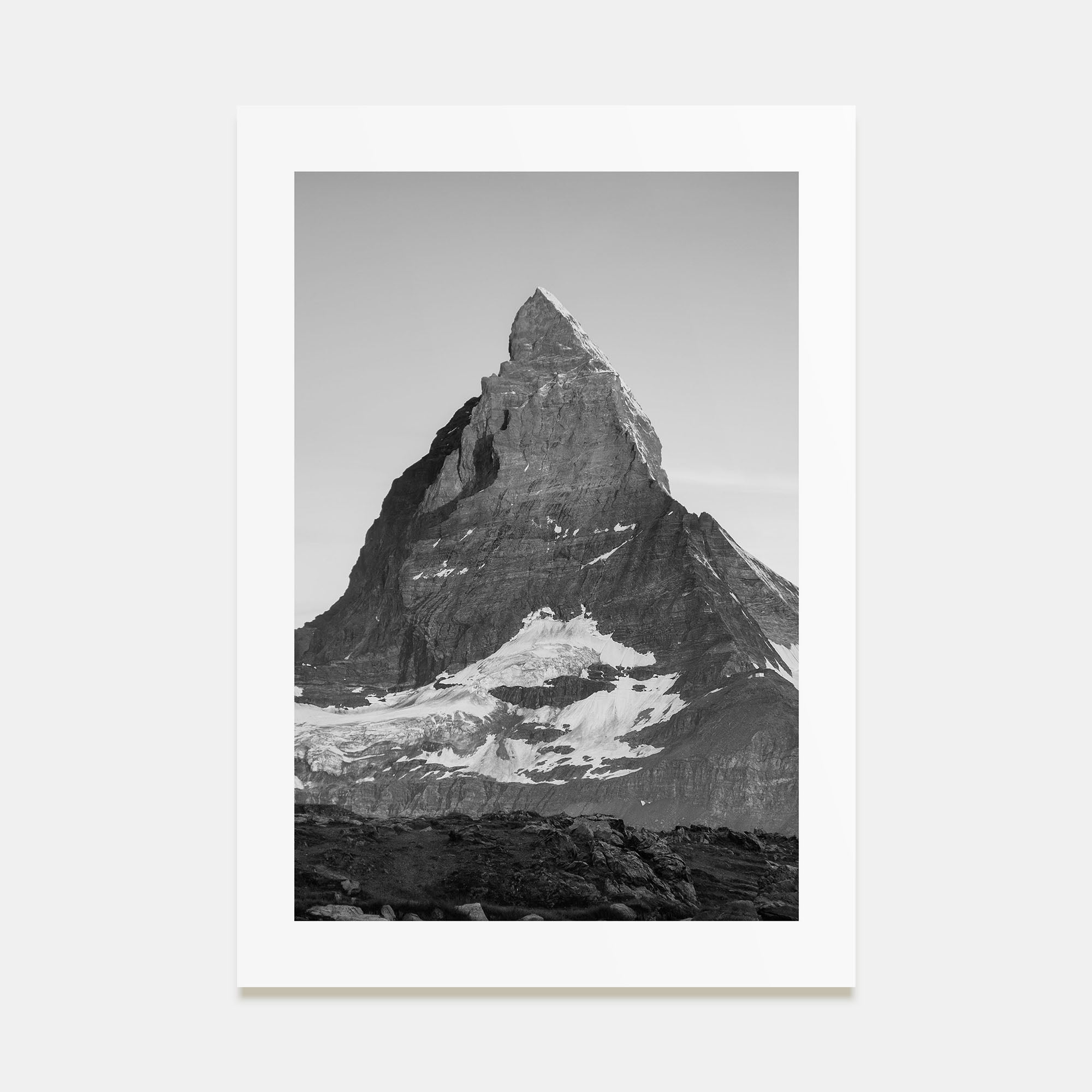 Matterhorn Photo B&W Poster