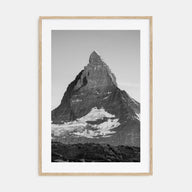 Matterhorn Photo B&W Poster