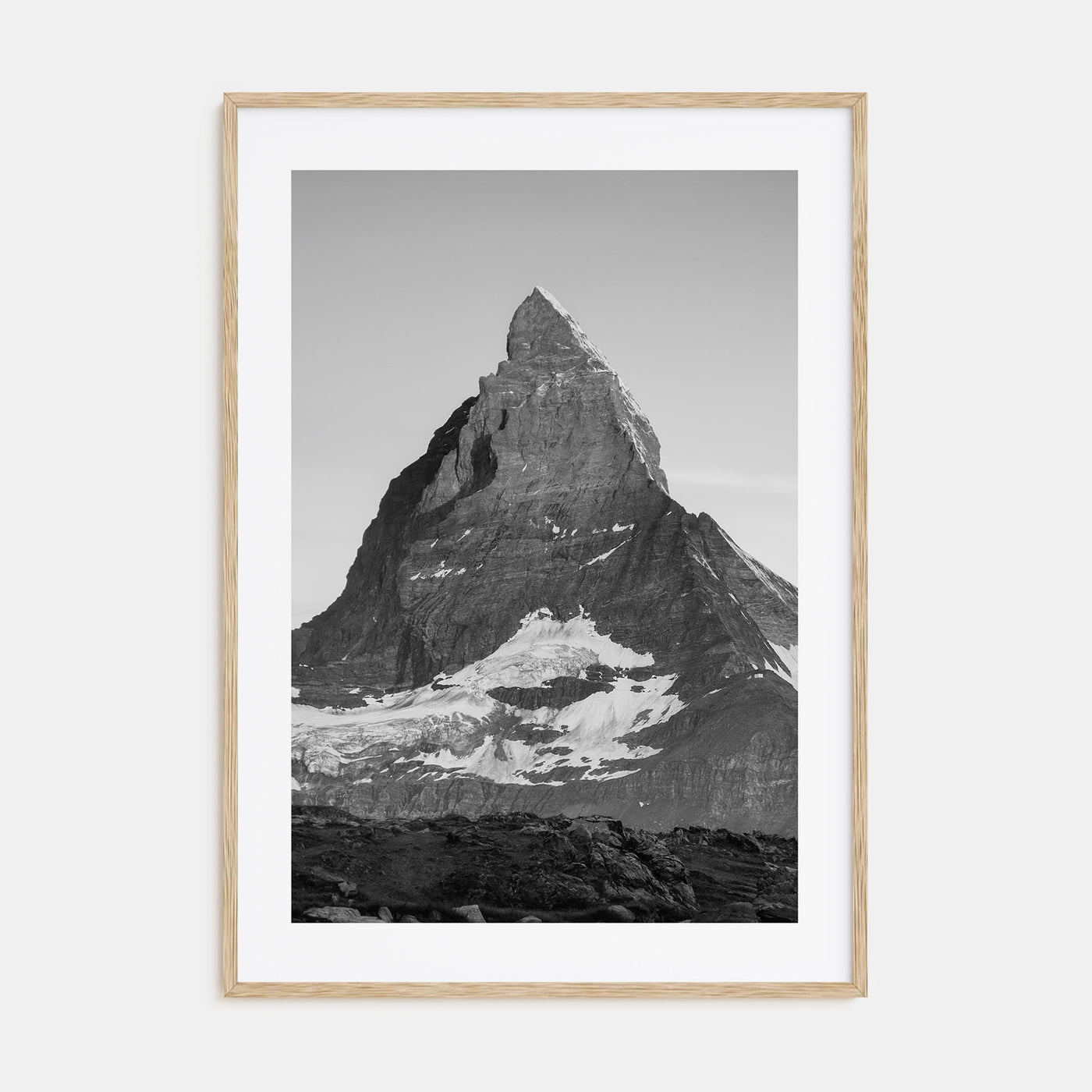 Matterhorn Photo B&W Poster
