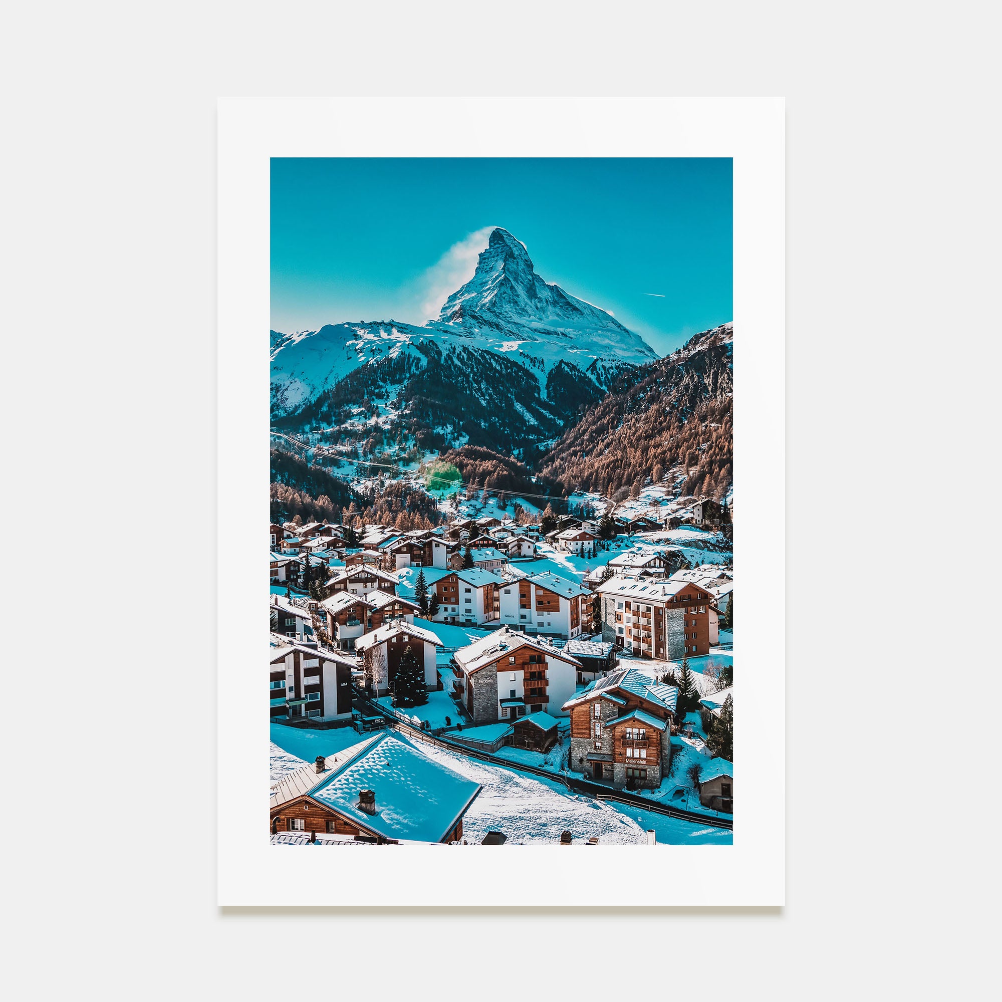 Matterhorn Photo Color Poster