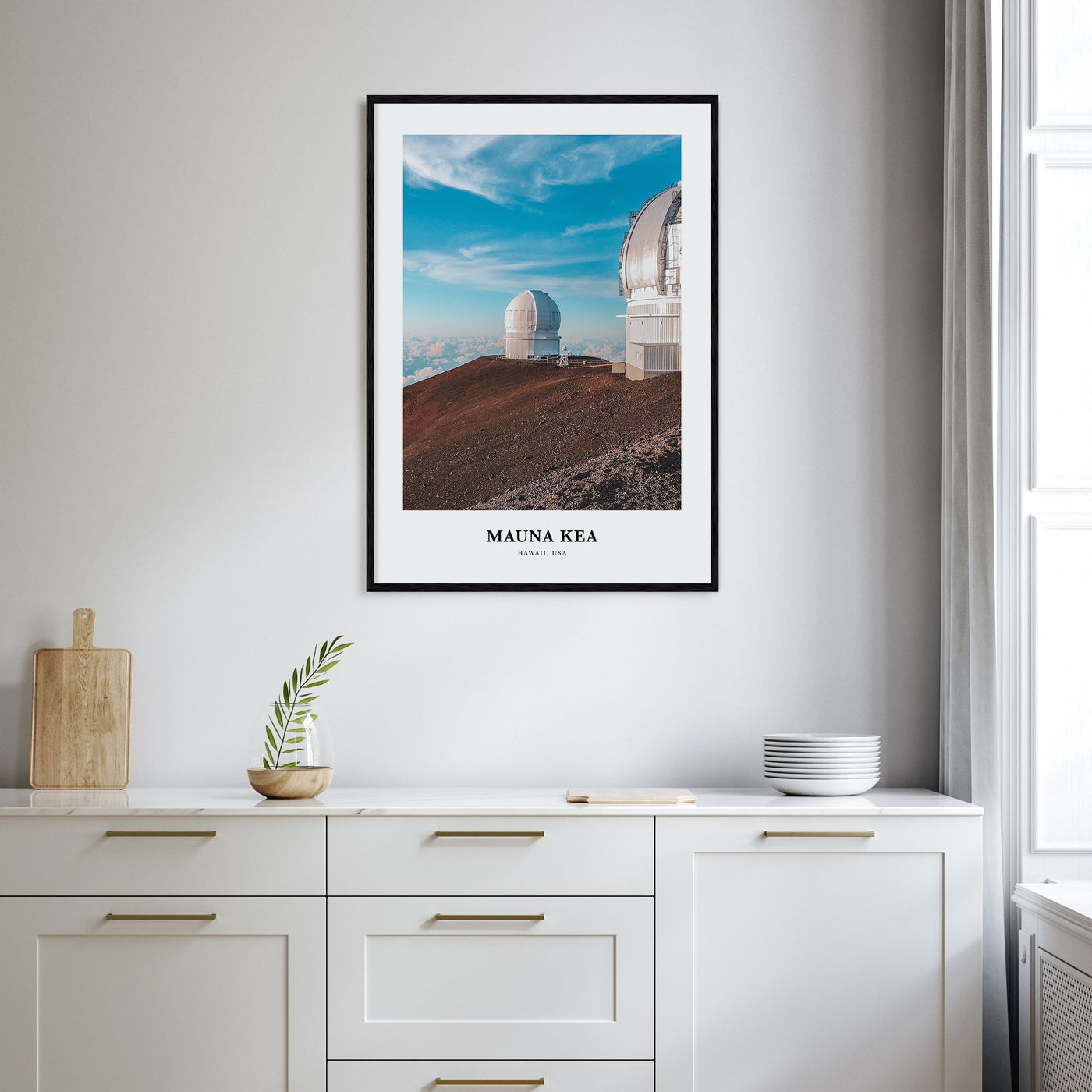 Mauna Kea Portrait Color Poster