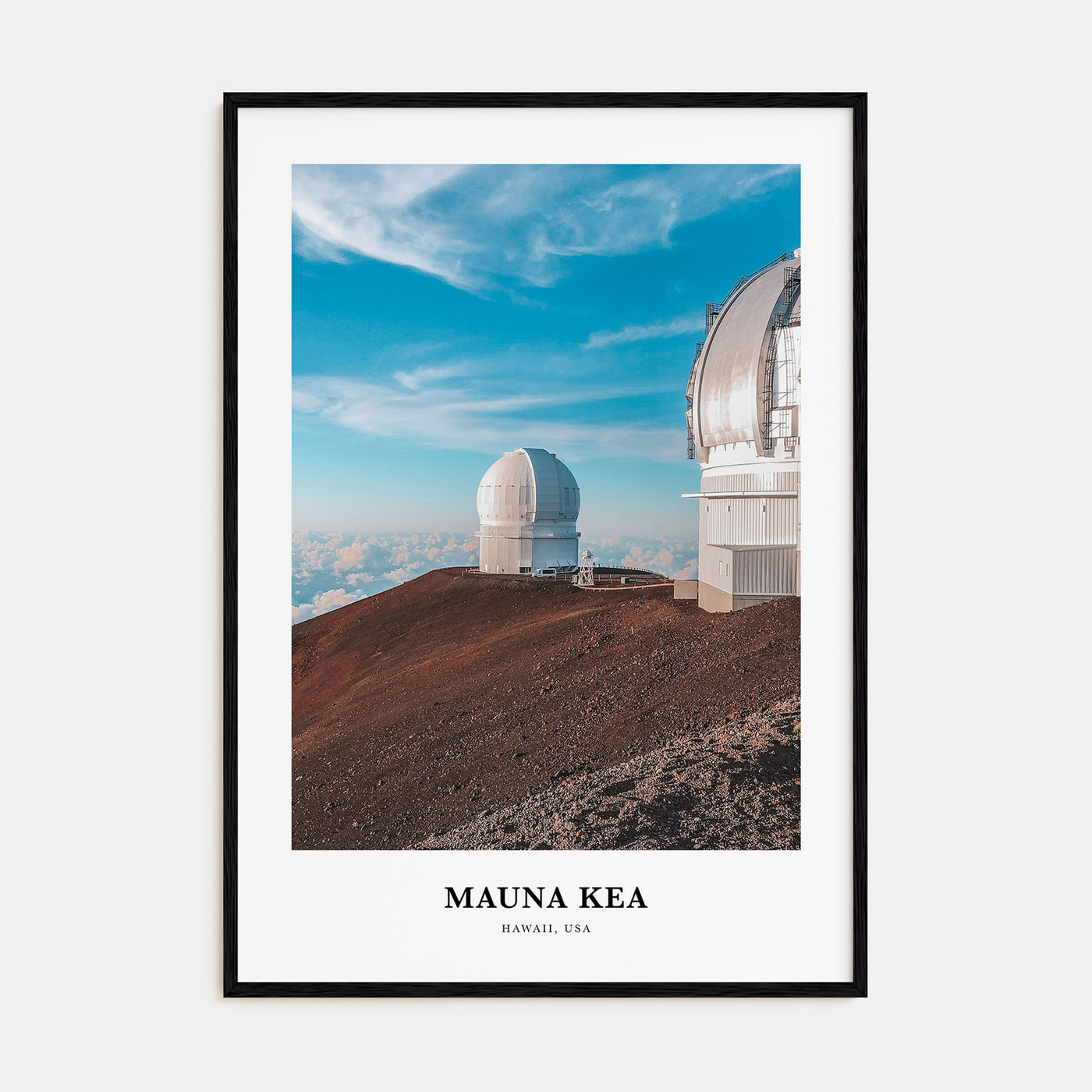 Mauna Kea Portrait Color Poster