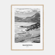 Mauritius Portrait B&W Poster