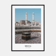 Mecca Portrait Color Poster