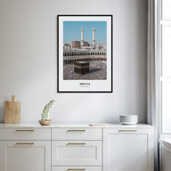 Mecca Portrait Color Poster