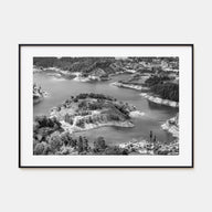 Medellín Landscape B&W Poster