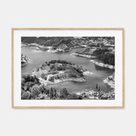 Medellín Landscape B&W Poster