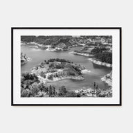 Medellín Landscape B&W Poster