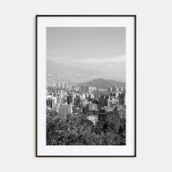 Medellín Photo B&W Poster