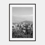 Medellín Photo B&W Poster