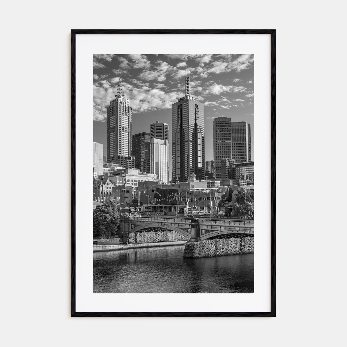 Melbourne, Australia Photo B&W No 1 Poster