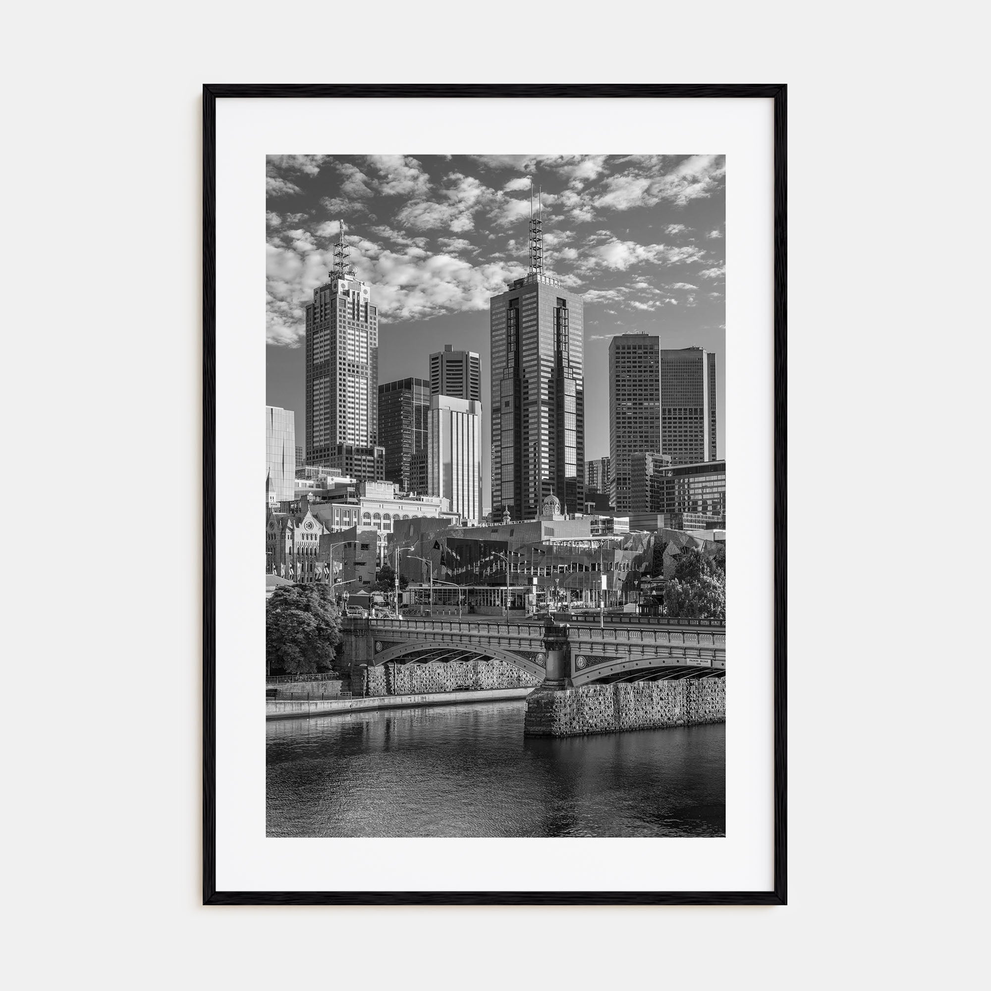 Melbourne, Australia Photo B&W No 1 Poster
