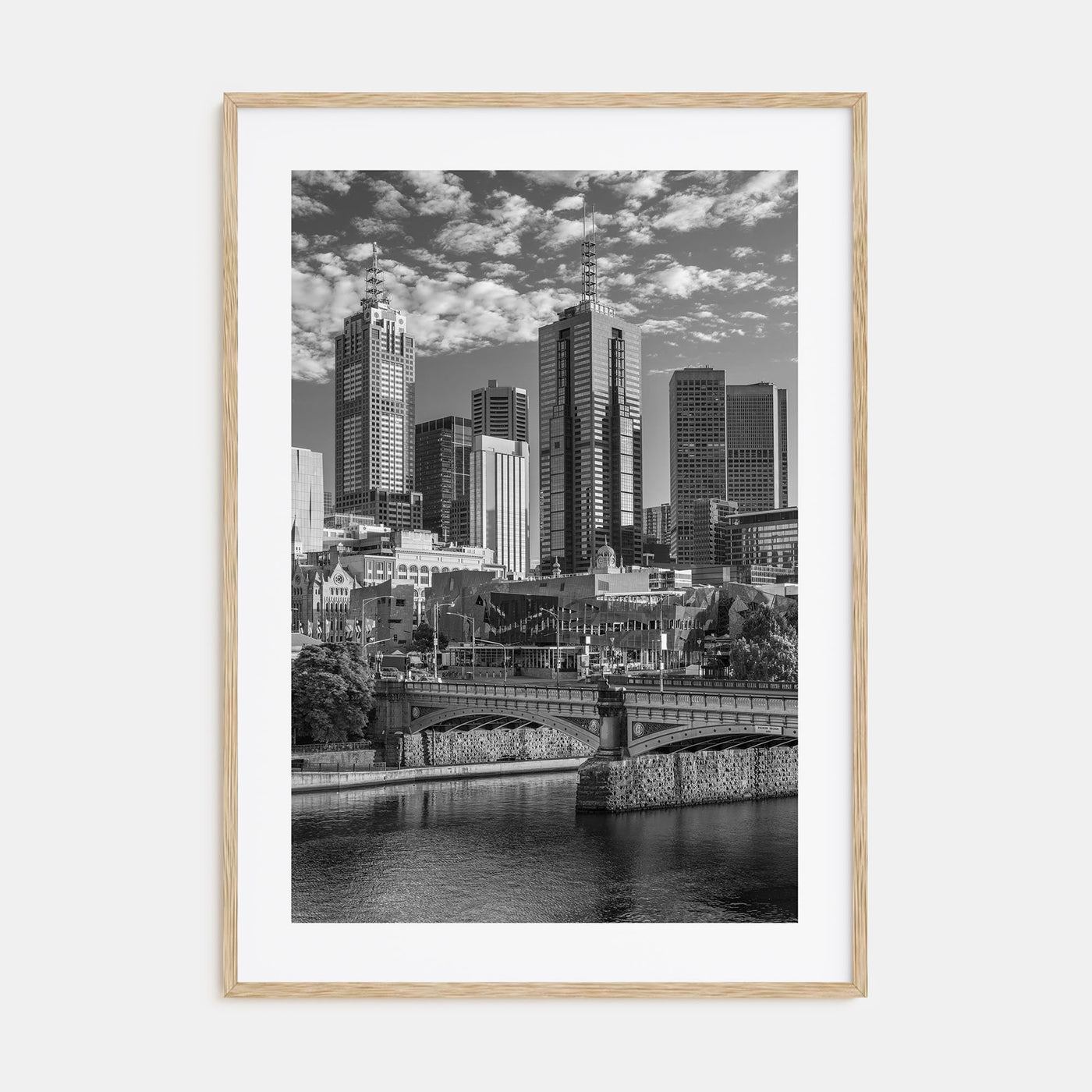 Melbourne, Australia Photo B&W No 1 Poster