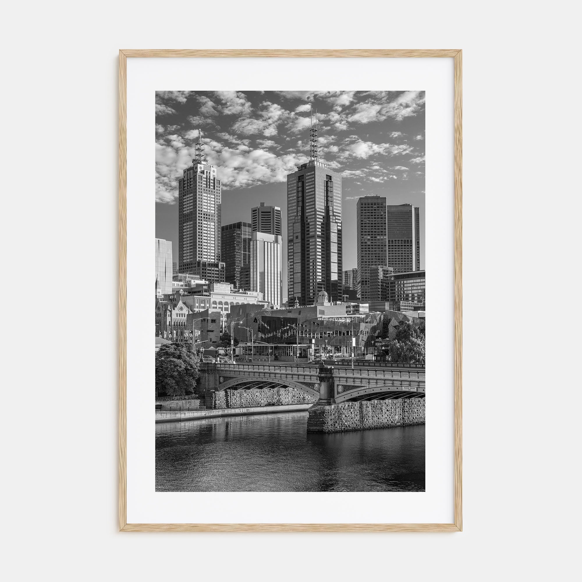 Melbourne, Australia Photo B&W No 1 Poster