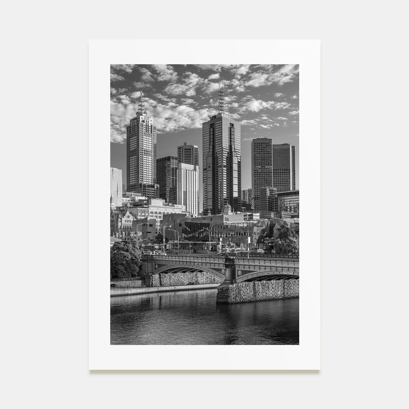 Melbourne, Australia Photo B&W No 1 Poster