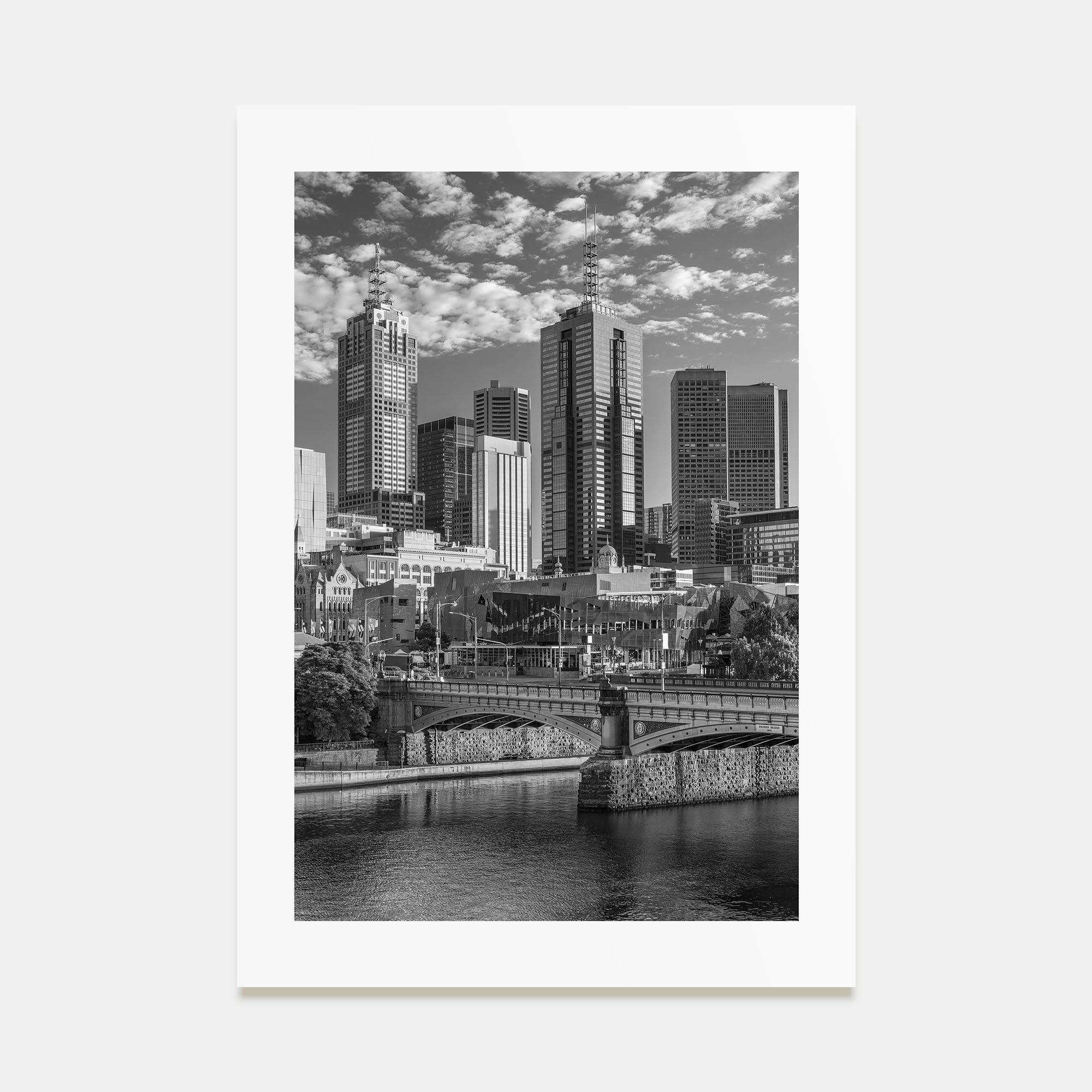 Melbourne, Australia Photo B&W No 1 Poster