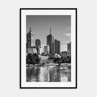 Melbourne, Australia Photo B&W No 2 Poster