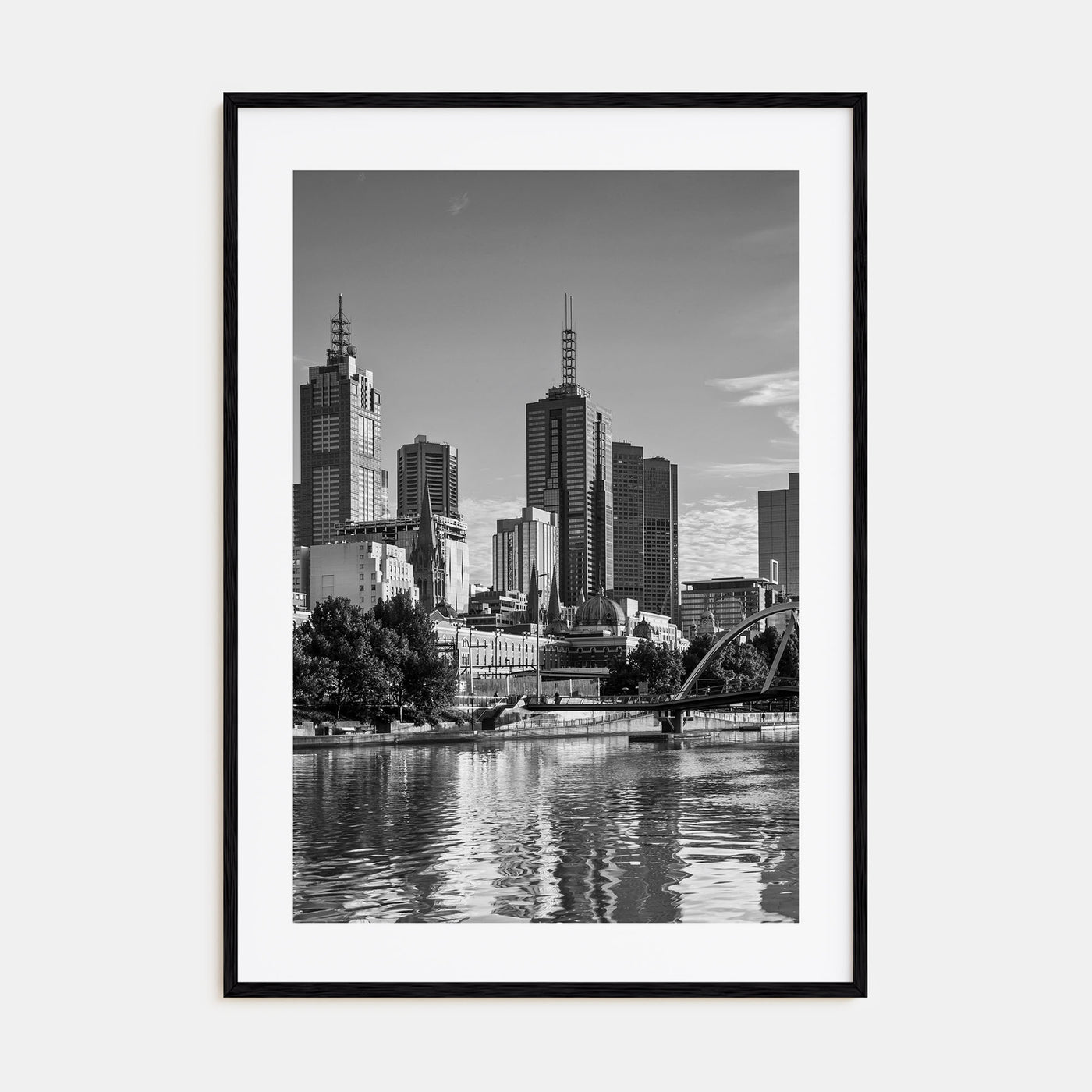 Melbourne, Australia Photo B&W No 2 Poster