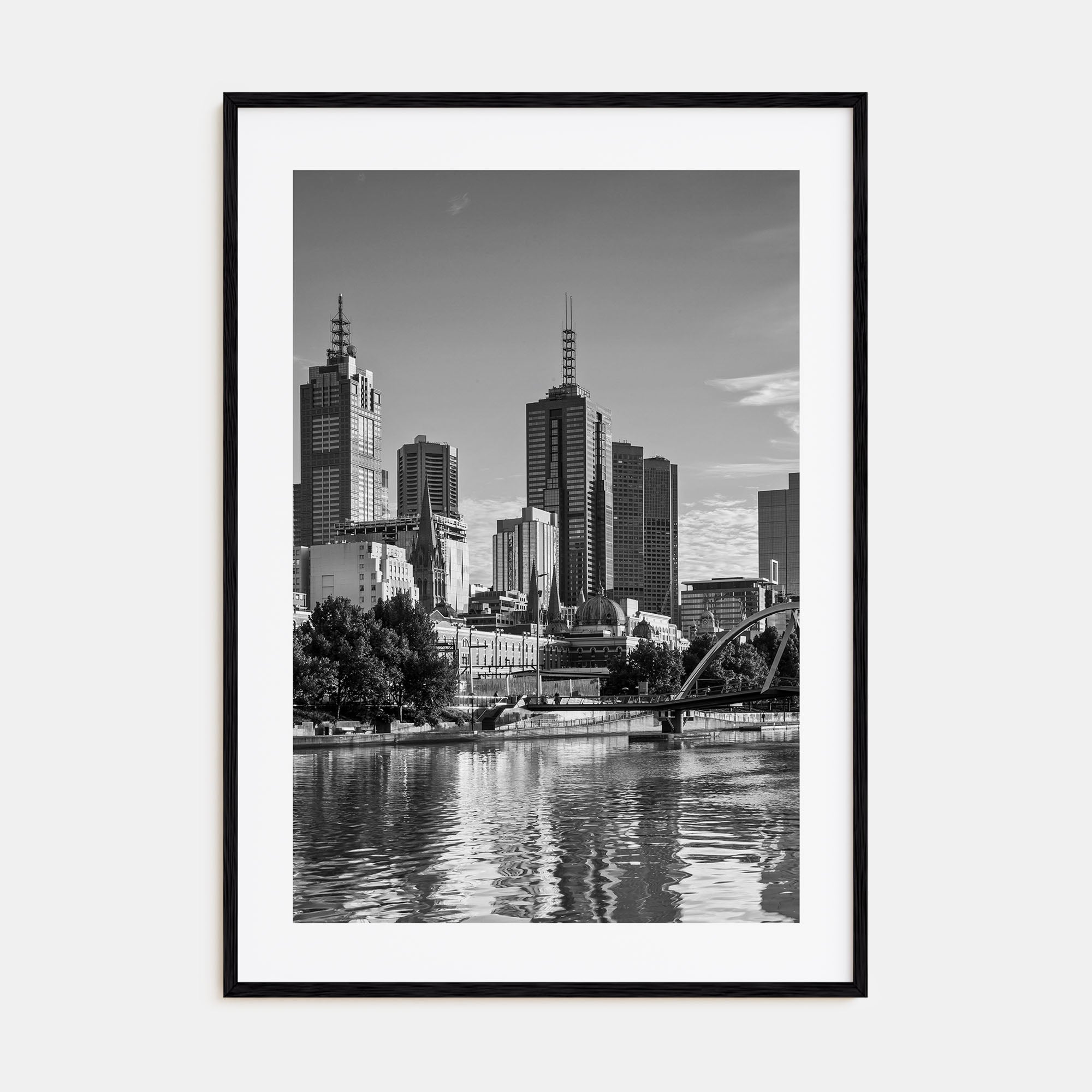Melbourne, Australia Photo B&W No 2 Poster