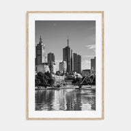Melbourne, Australia Photo B&W No 2 Poster