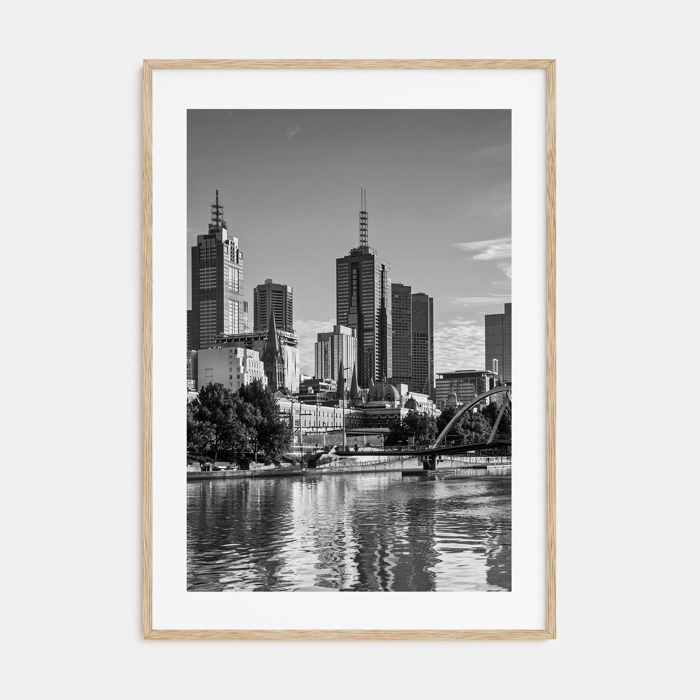Melbourne, Australia Photo B&W No 2 Poster