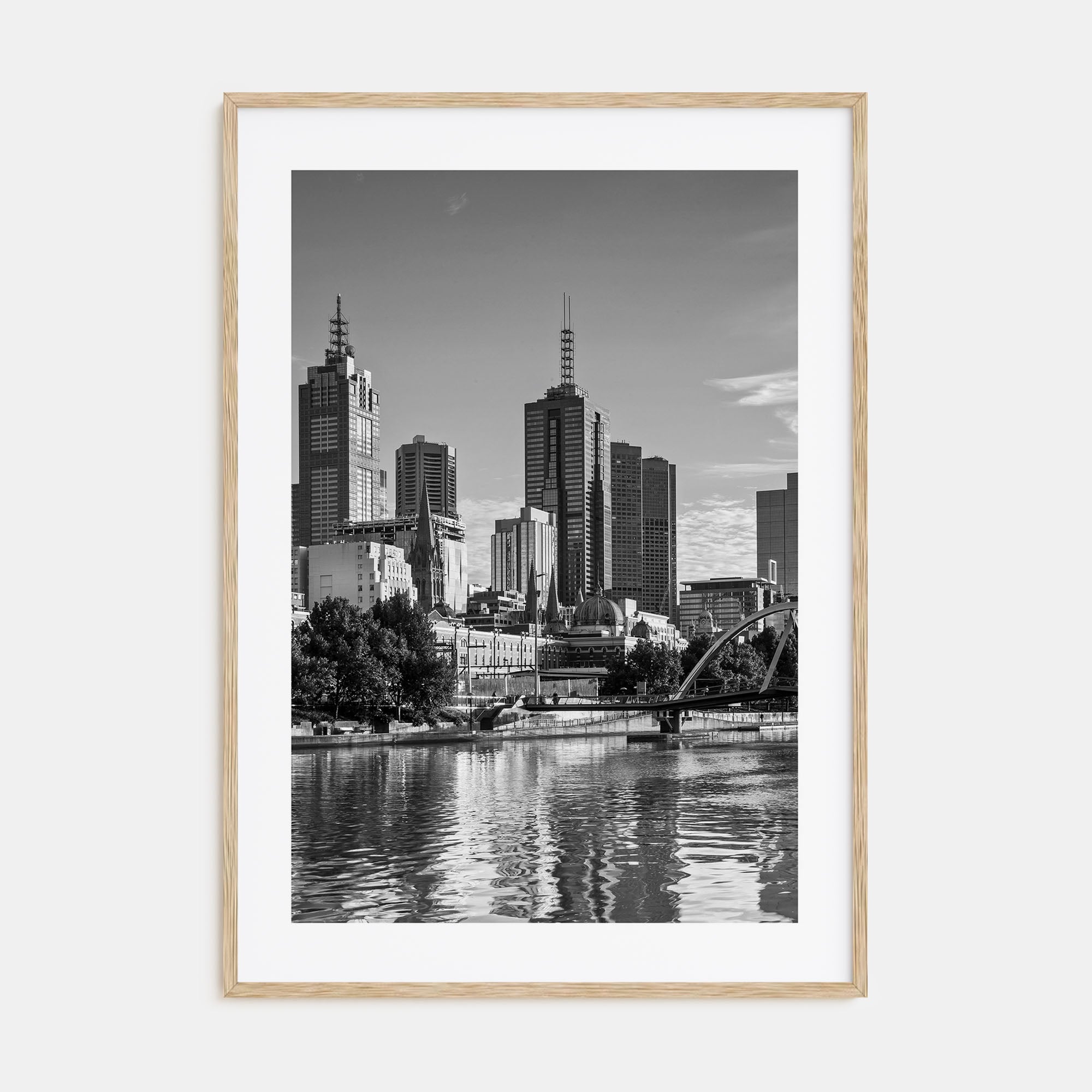 Melbourne, Australia Photo B&W No 2 Poster
