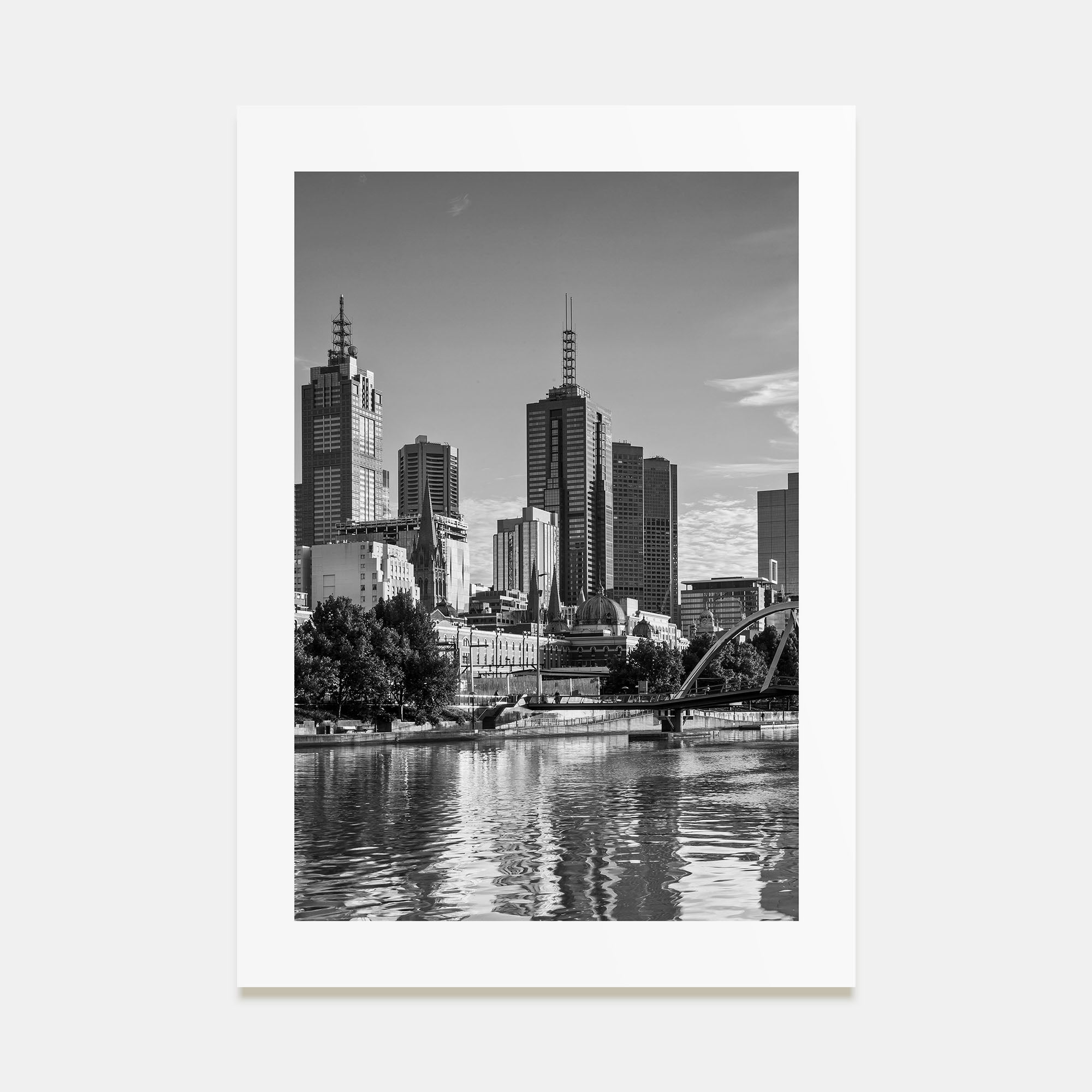 Melbourne, Australia Photo B&W No 2 Poster
