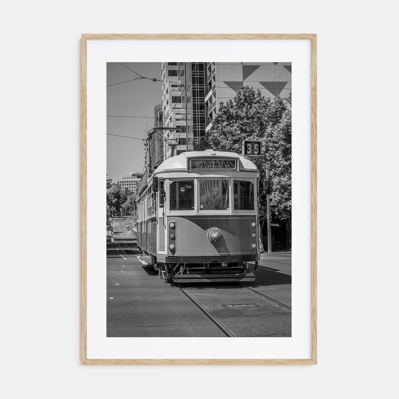 Melbourne, Australia Photo B&W No 3 Poster