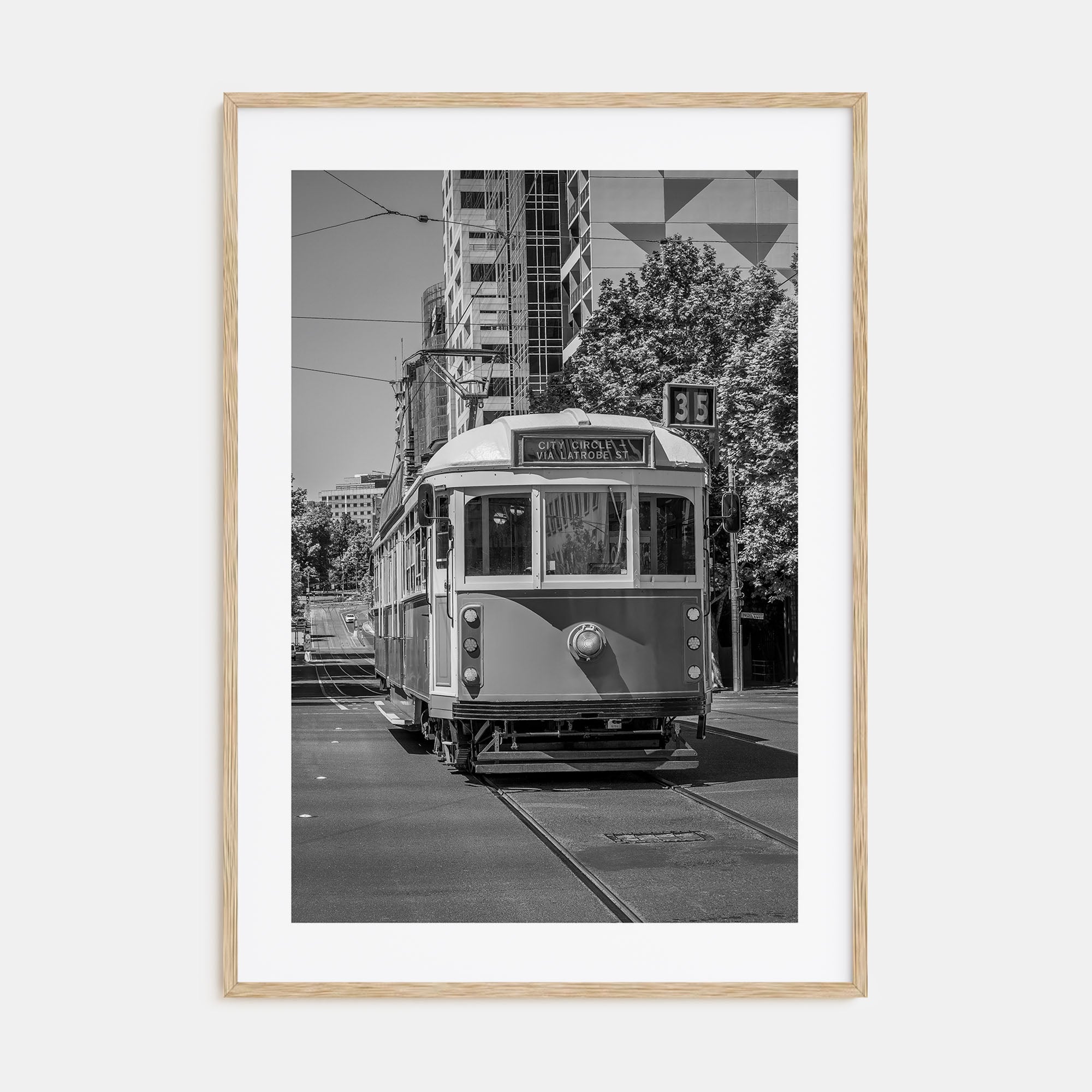 Melbourne, Australia Photo B&W No 3 Poster
