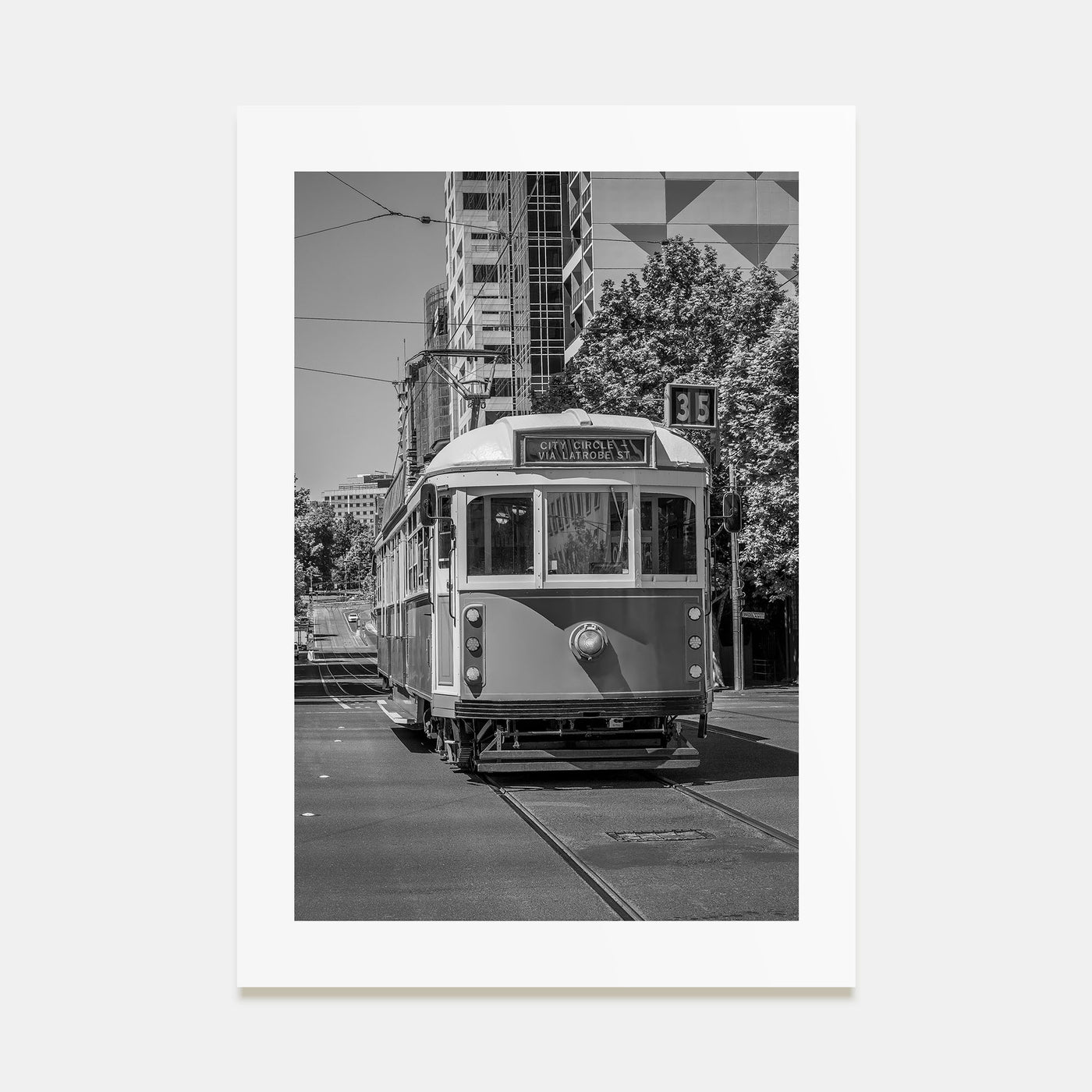 Melbourne, Australia Photo B&W No 3 Poster