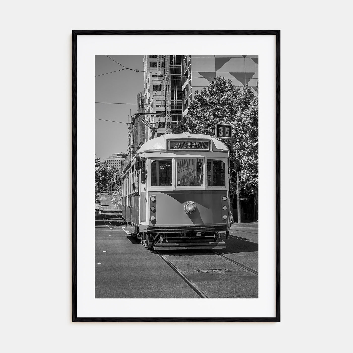 Melbourne, Australia Photo B&W No 3 Poster