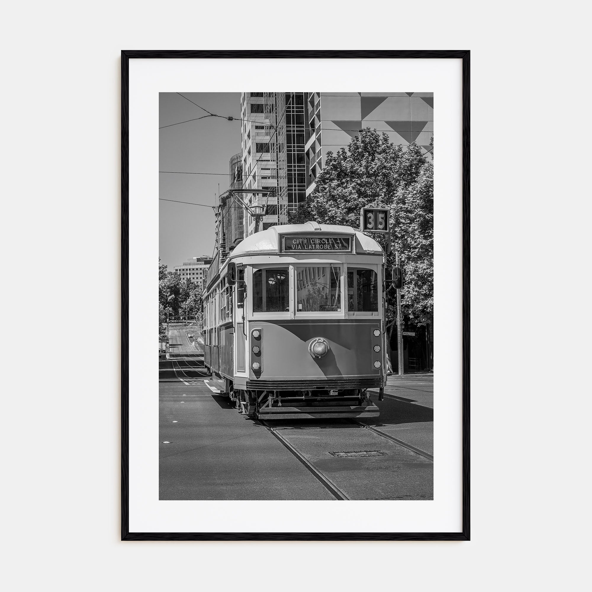 Melbourne, Australia Photo B&W No 3 Poster