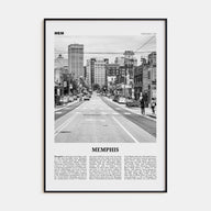 Memphis Travel B&W No 1 Poster