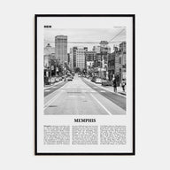 Memphis Travel B&W No 1 Poster