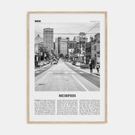 Memphis Travel B&W No 1 Poster