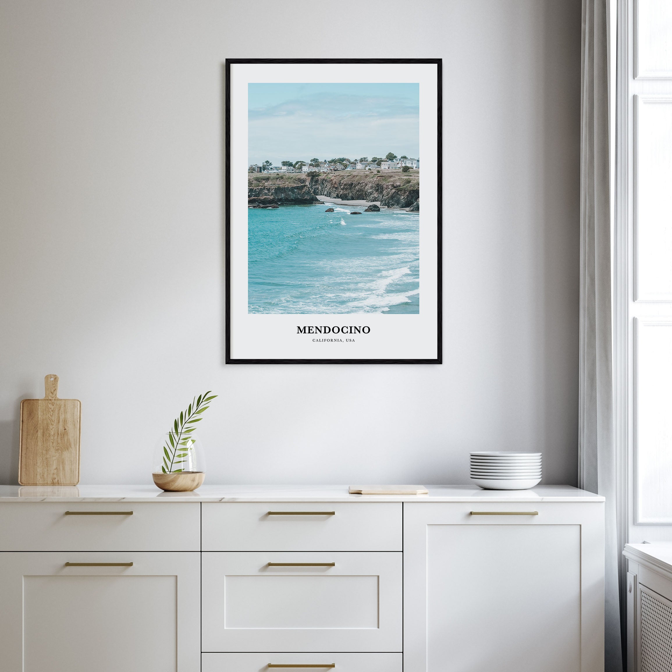 Mendocino Portrait Color Poster