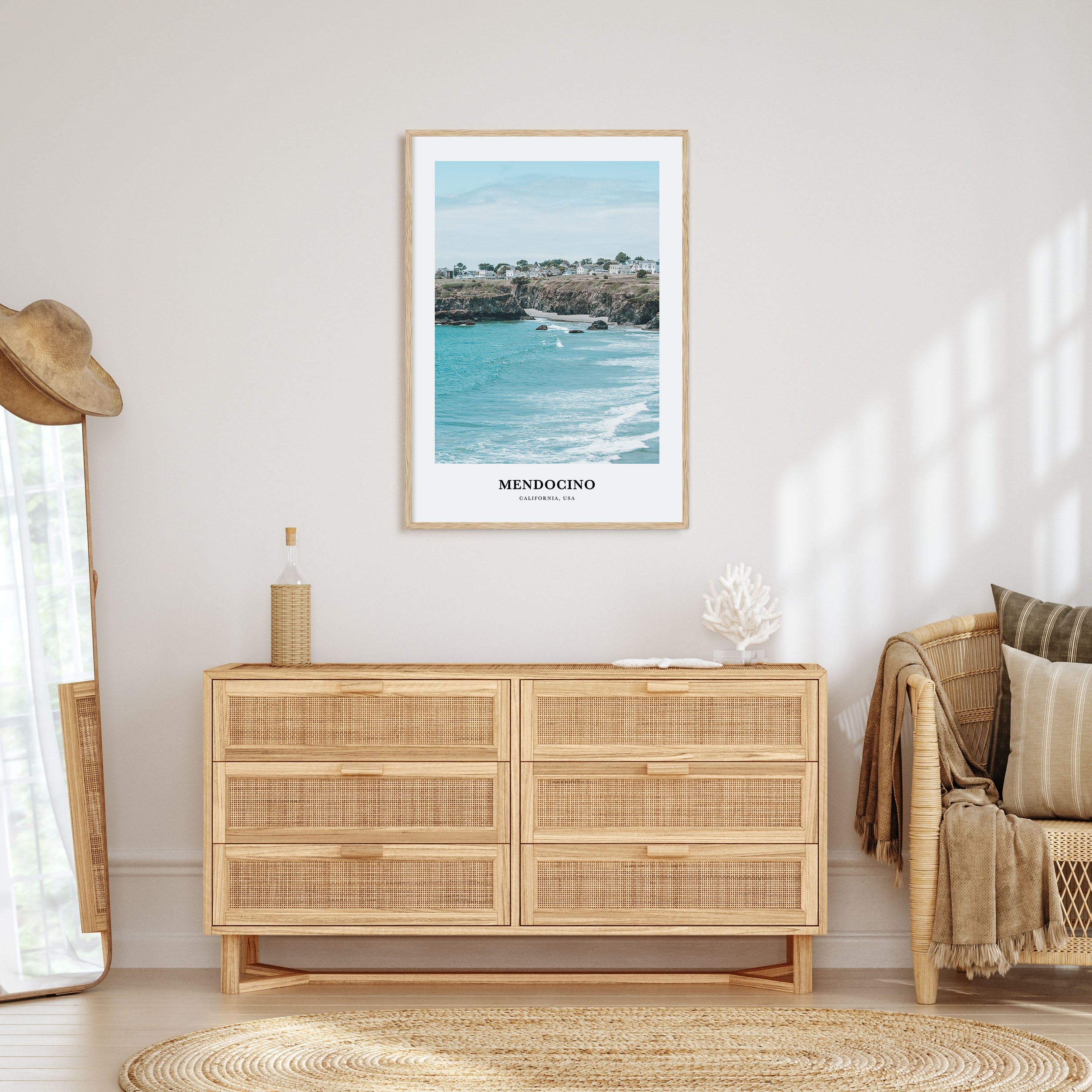 Mendocino Portrait Color Poster