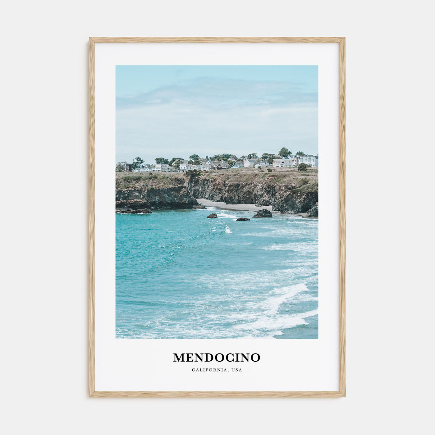 Mendocino Portrait Color Poster