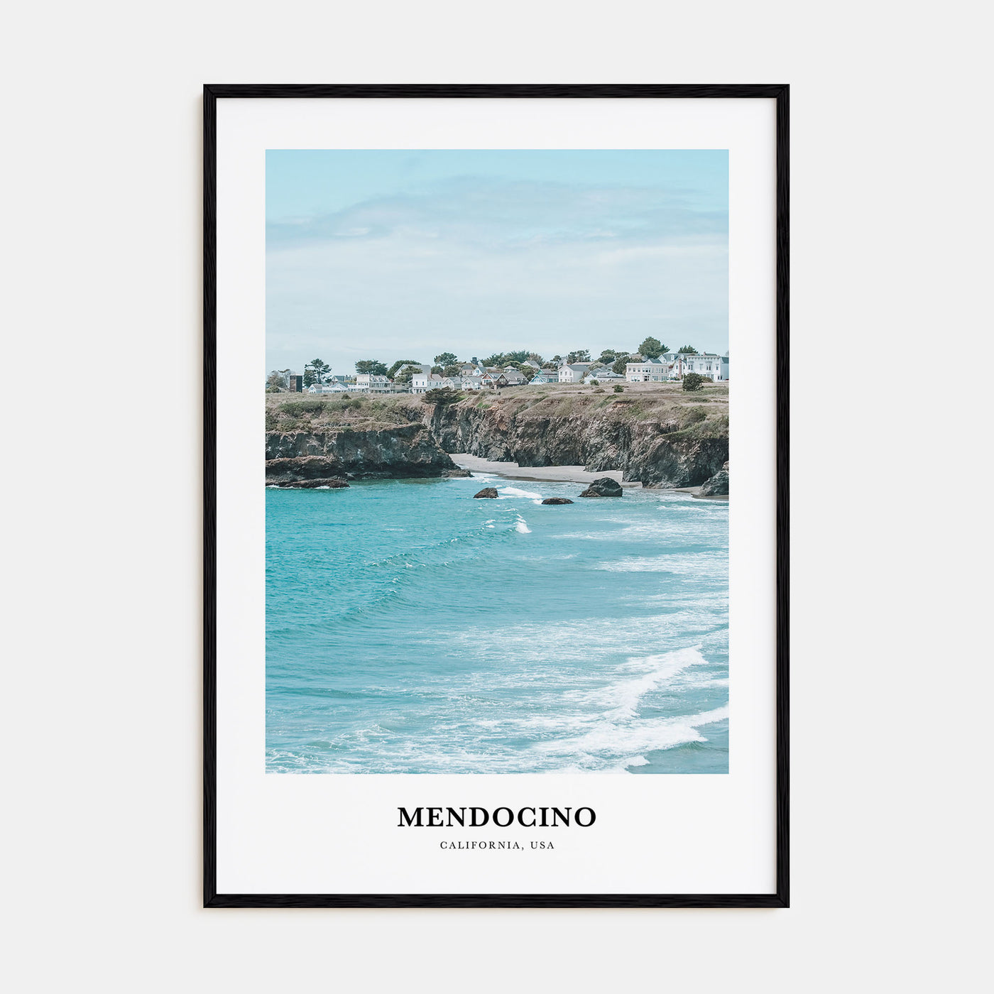 Mendocino Portrait Color Poster