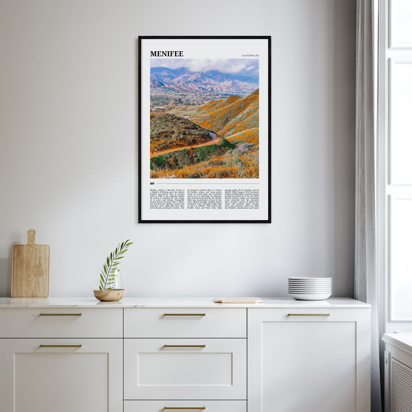 Menifee Travel Color Poster