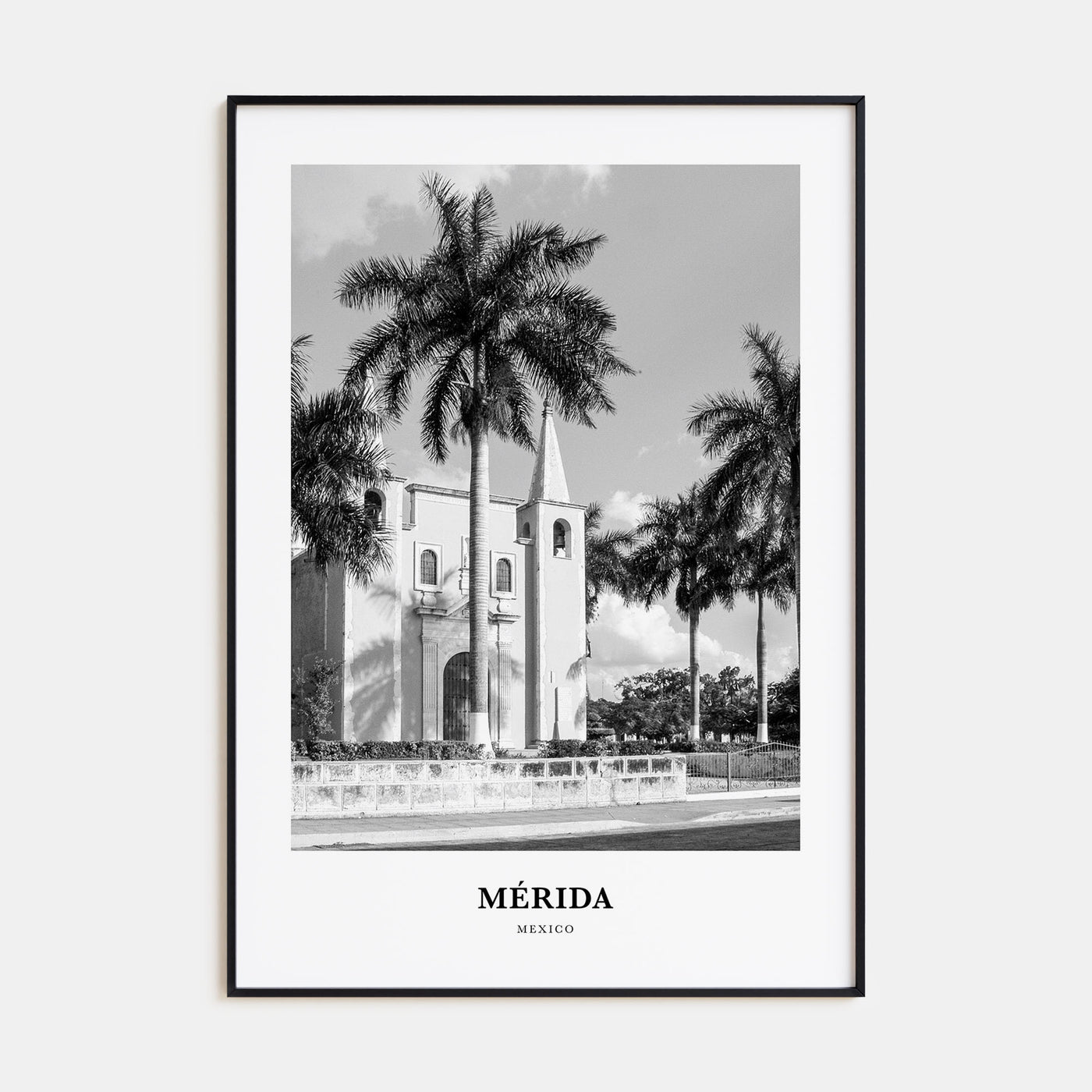 Mérida Portrait B&W Poster