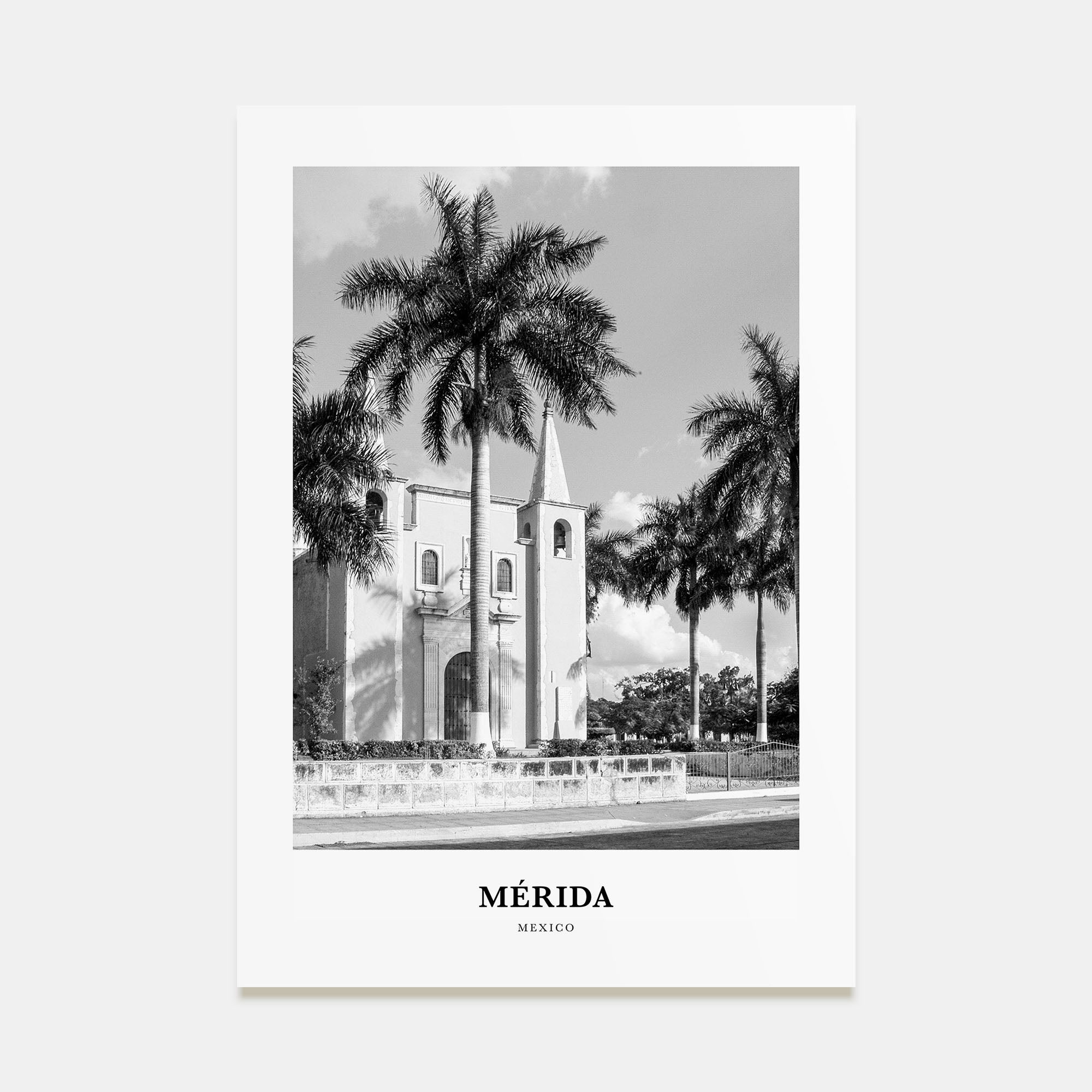 Mérida Portrait B&W Poster