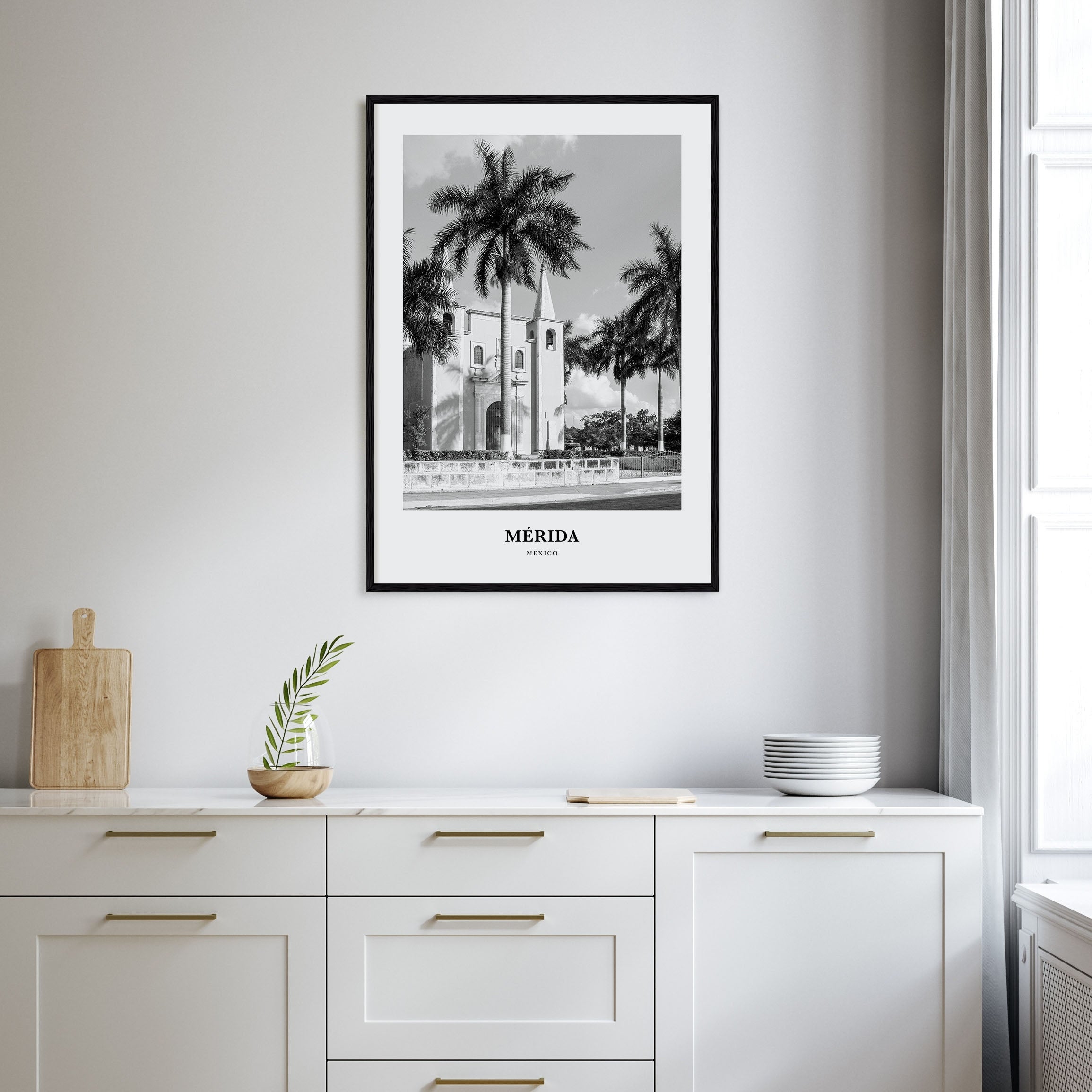 Mérida Portrait B&W Poster